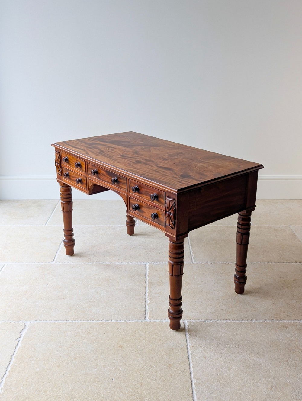 Antique William IV Mahogany Writing Table c.1835 View VIII