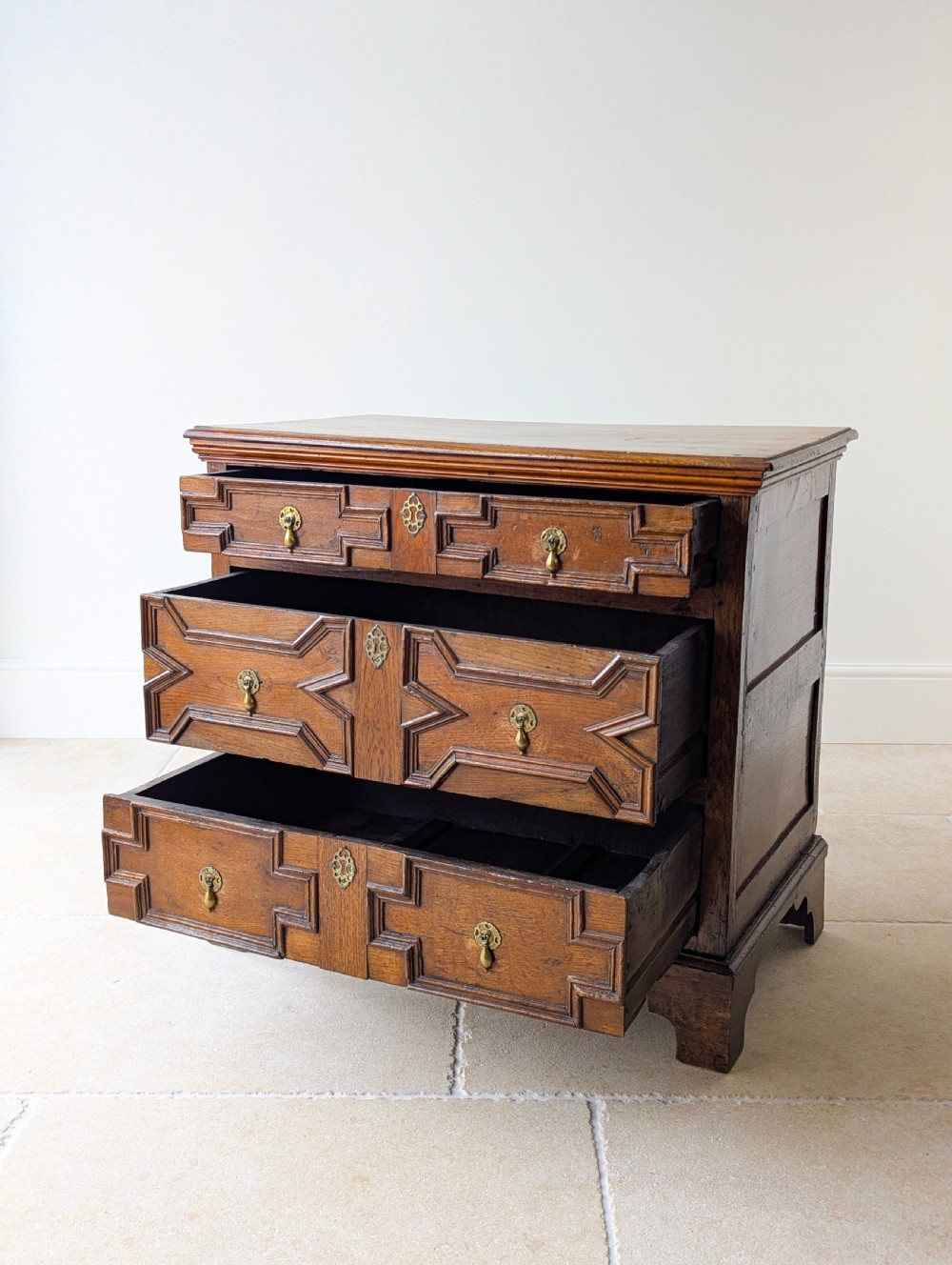 Antique Late 17th Century Oak Chest of Drawers c.1680 View III