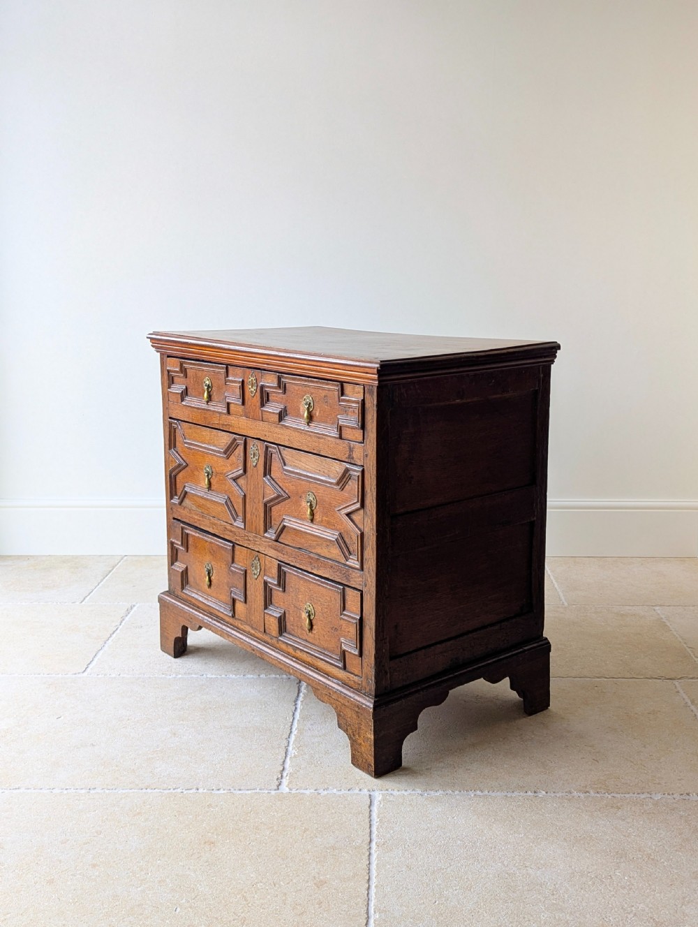 Antique Late 17th Century Oak Chest of Drawers c.1680 View V