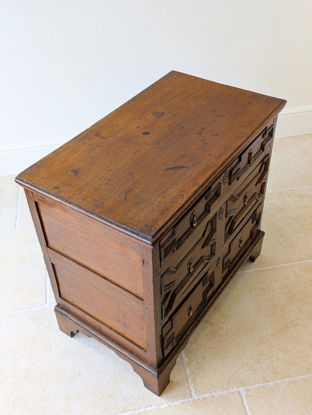 Antique Late 17th Century Oak Chest of Drawers c.1680 View VII