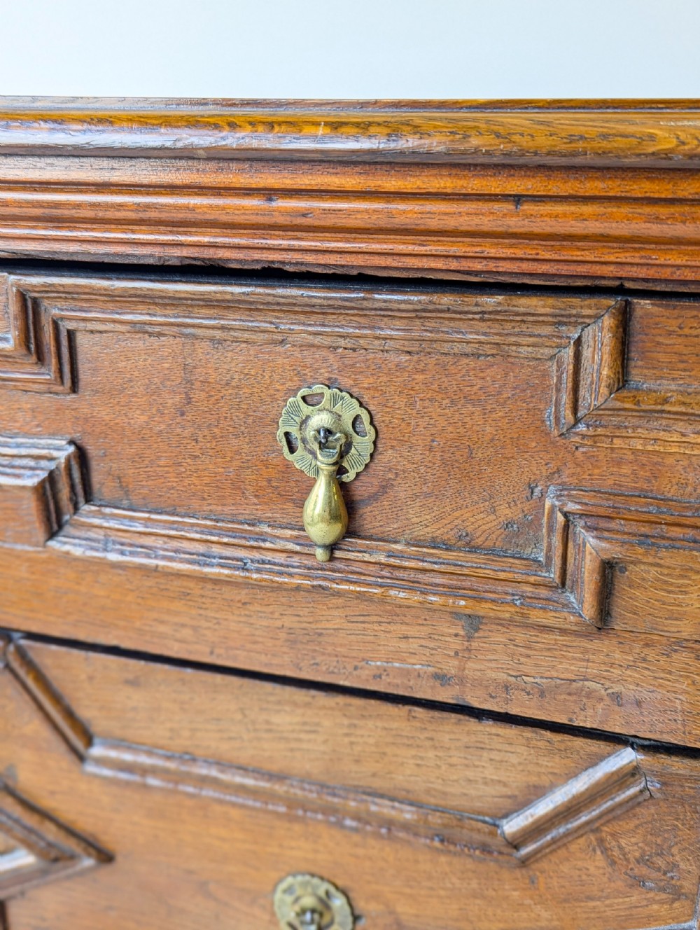 Antique Late 17th Century Oak Chest of Drawers c.1680 View X