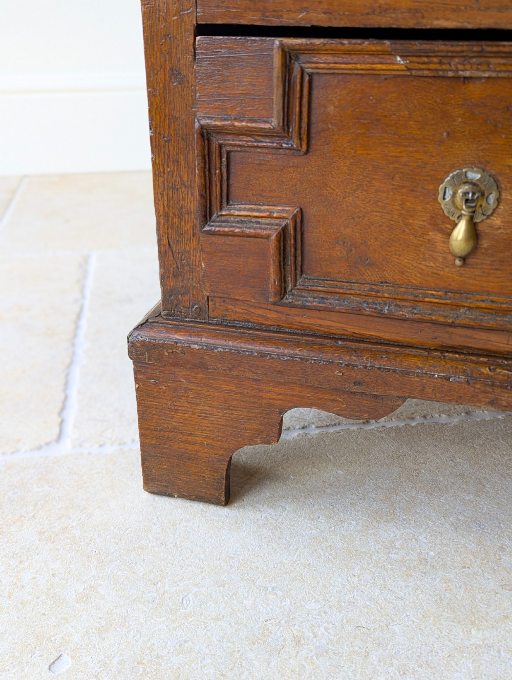Antique Late 17th Century Oak Chest of Drawers c.1680 View XII