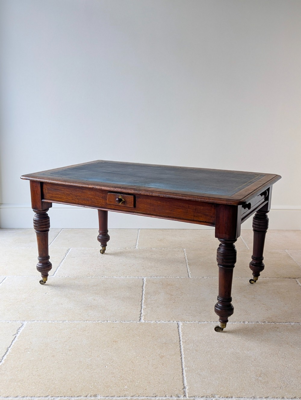 Antique Early Victorian Mahogany Library Table c.1850