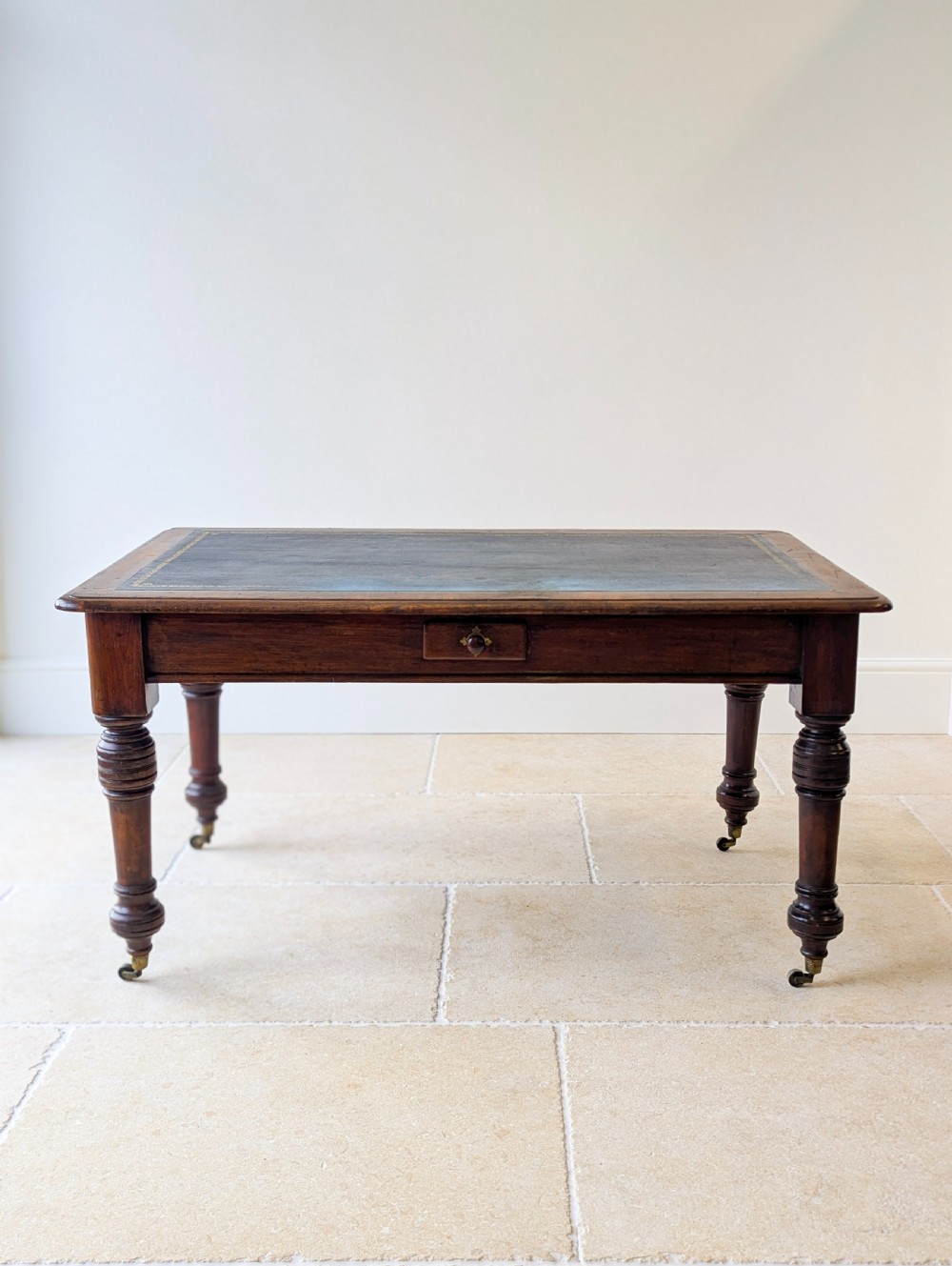 Antique Early Victorian Mahogany Library Table c.1850 View II