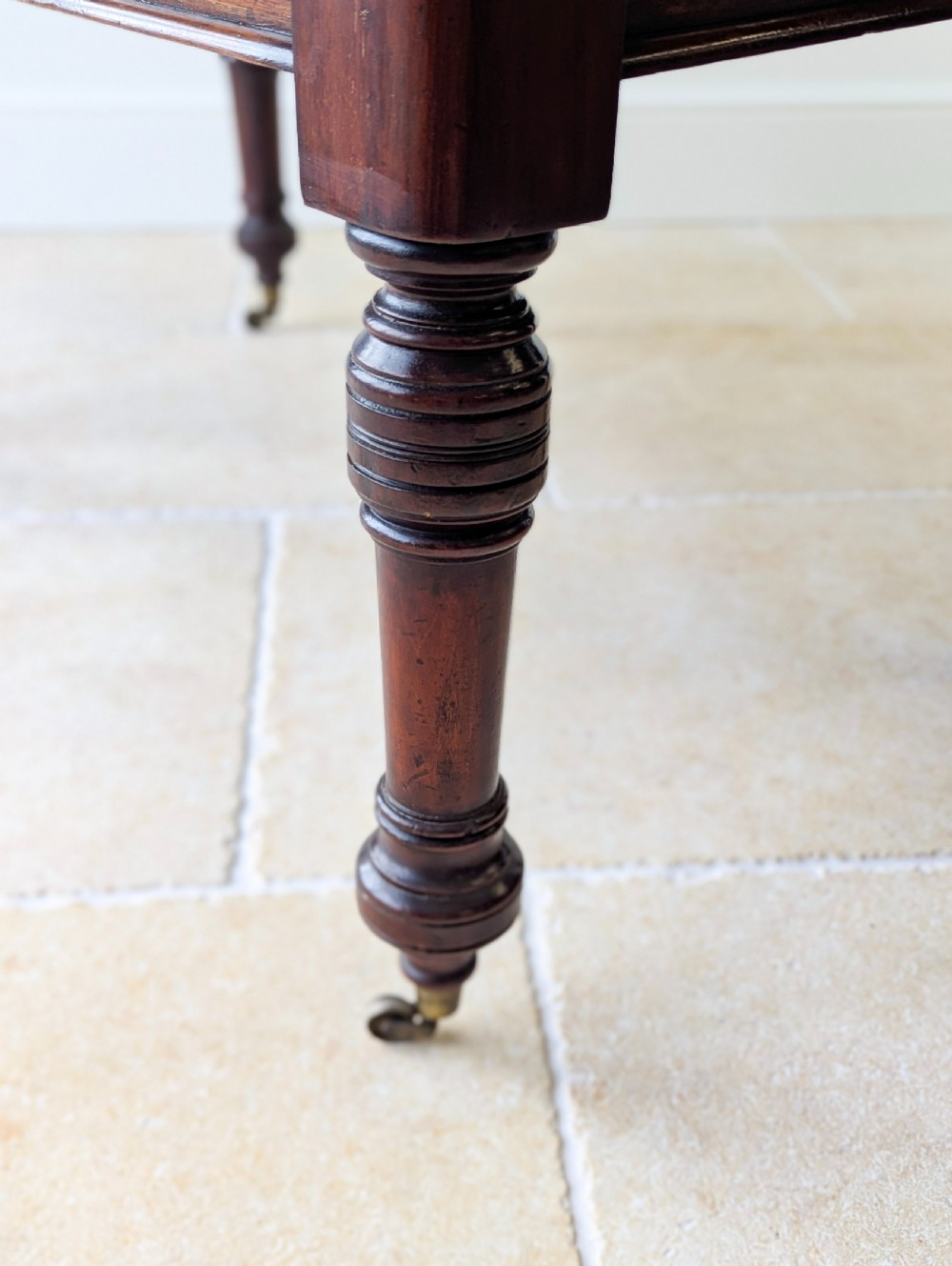 Antique Early Victorian Mahogany Library Table c.1850 View VI