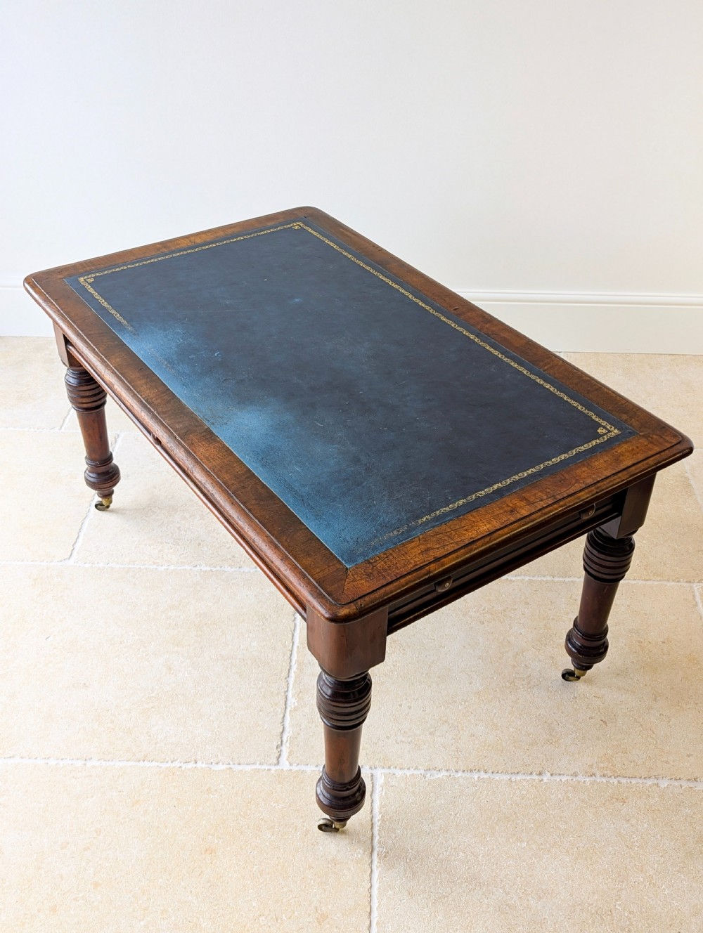 Antique Early Victorian Mahogany Library Table c.1850 View VII