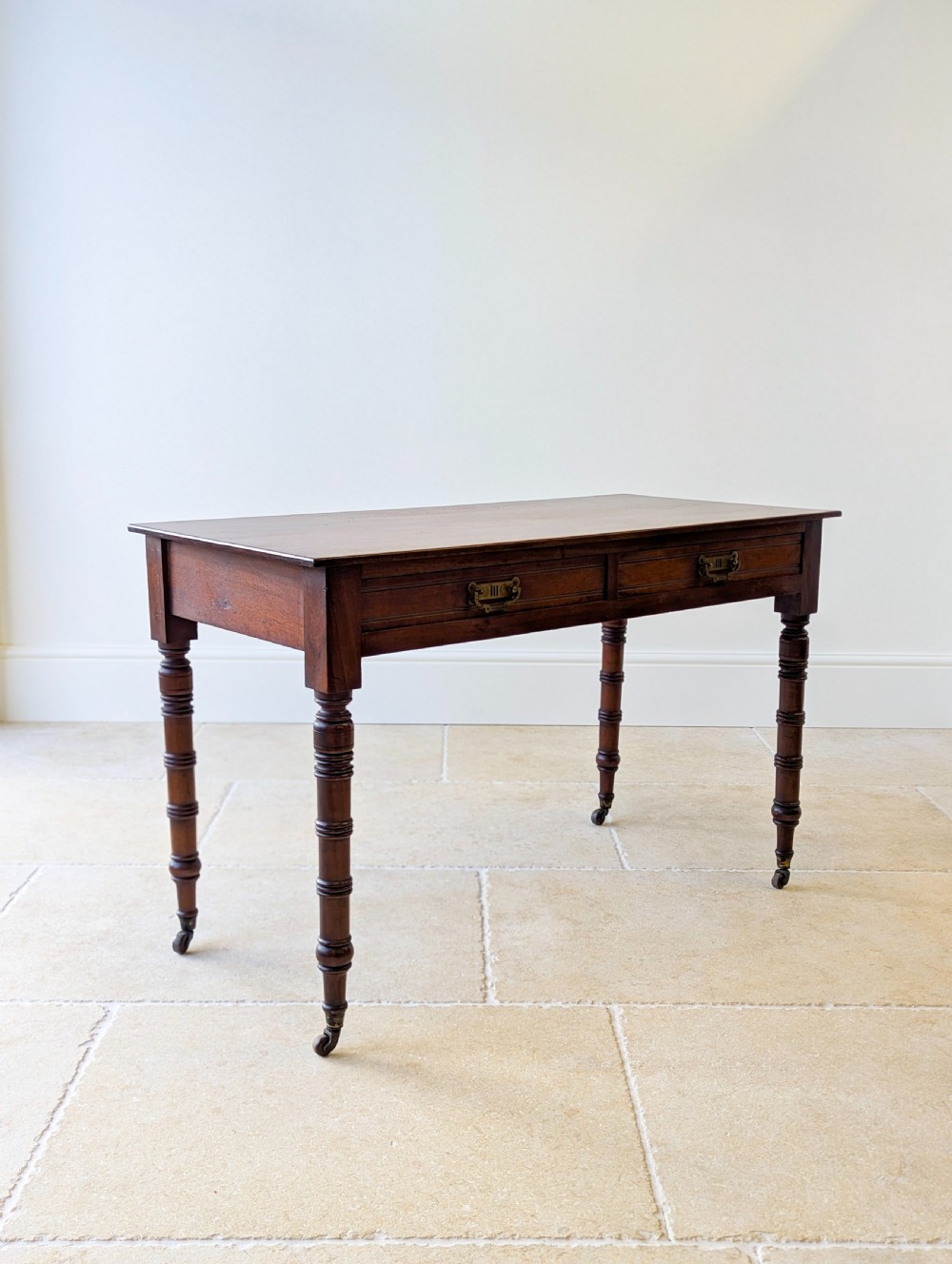 Antique Victorian Mahogany Writing Table c.1880 View IV