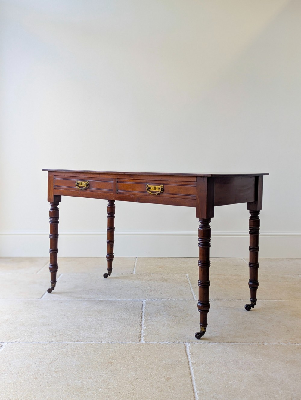 Antique Victorian Mahogany Writing Table c.1880 View IX