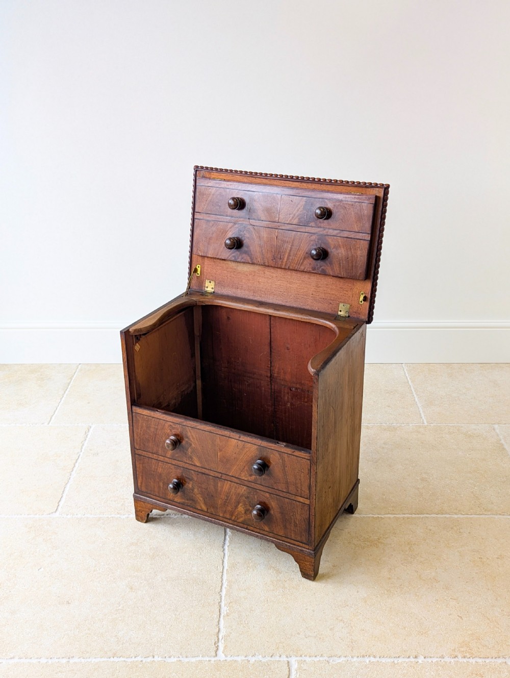 Antique Georgian Mahogany Commode Chest c.1830 View II