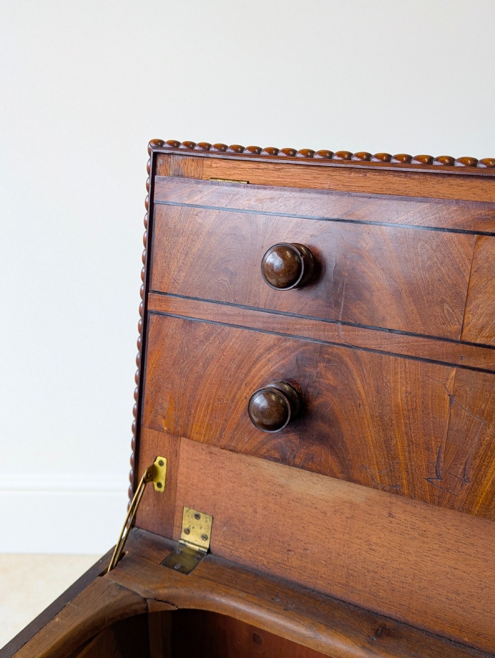 Antique Georgian Mahogany Commode Chest c.1830 View XI