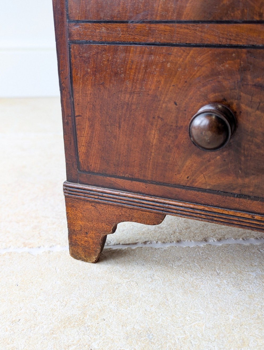 Antique Georgian Mahogany Commode Chest c.1830 View XIV