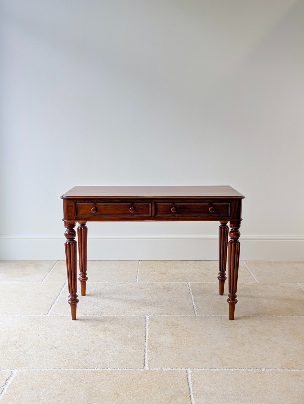 Antique Victorian Mahogany Writing Table c.1870 View III