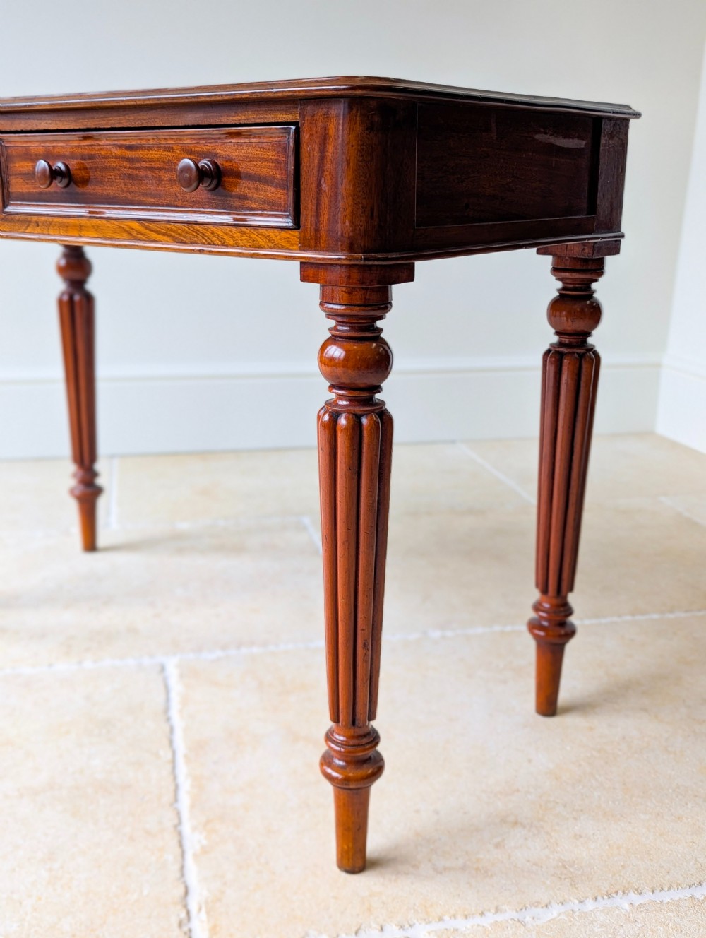 Antique Victorian Mahogany Writing Table c.1870 View IV