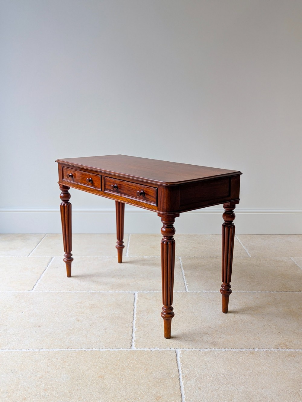 Antique Victorian Mahogany Writing Table c.1870 View IX
