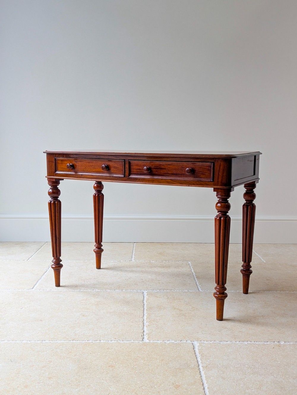 Antique Victorian Mahogany Writing Table c.1870 View XII
