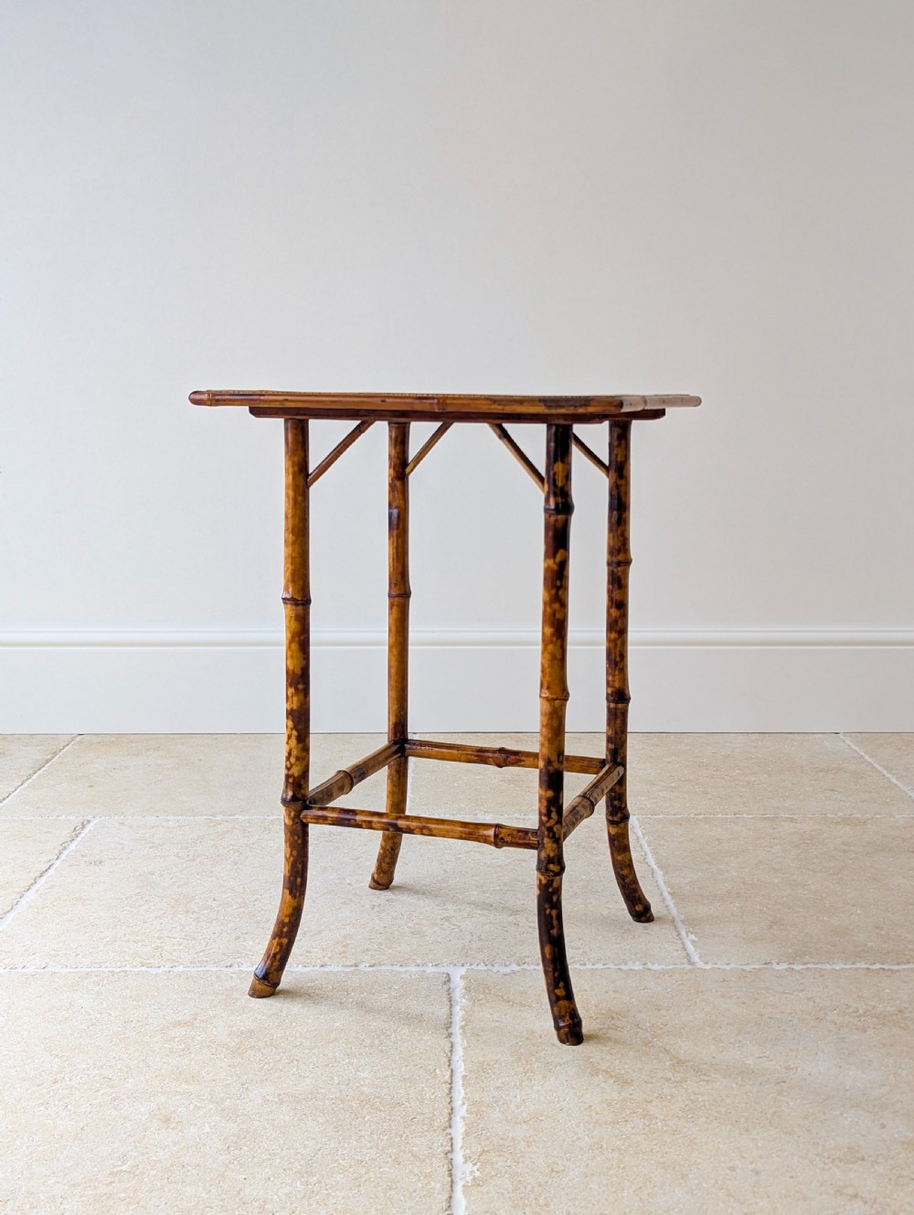 Antique Victorian Aesthetic Movement Inlaid Bamboo Occasional Table c.1880
 View VIII
