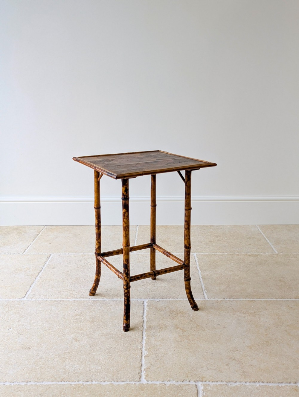 Antique Victorian Aesthetic Movement Inlaid Bamboo Occasional Table c.1880
 View XIII