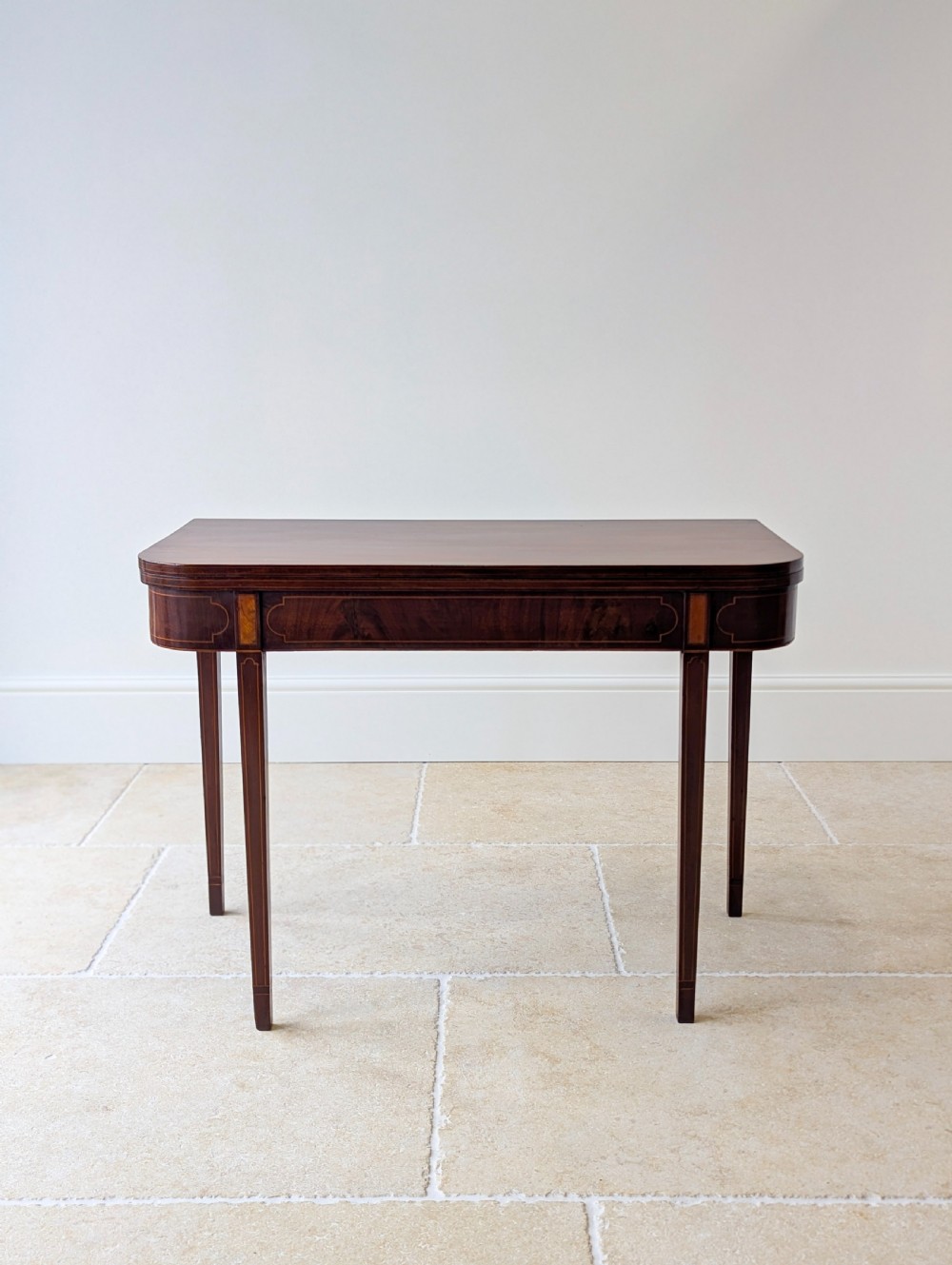 Antique George III Mahogany Tea Table c.1790 View III