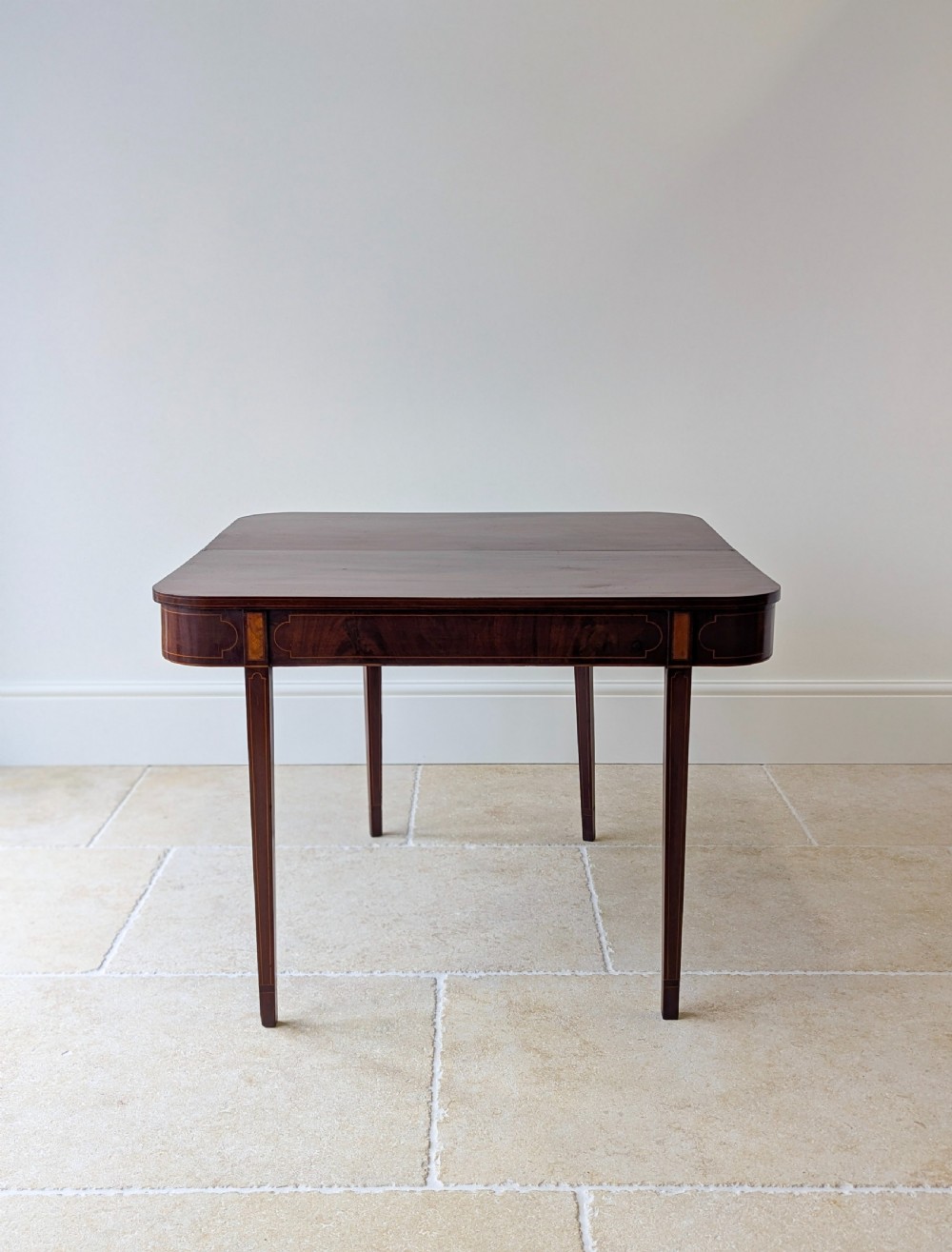 Antique George III Mahogany Tea Table c.1790 View V