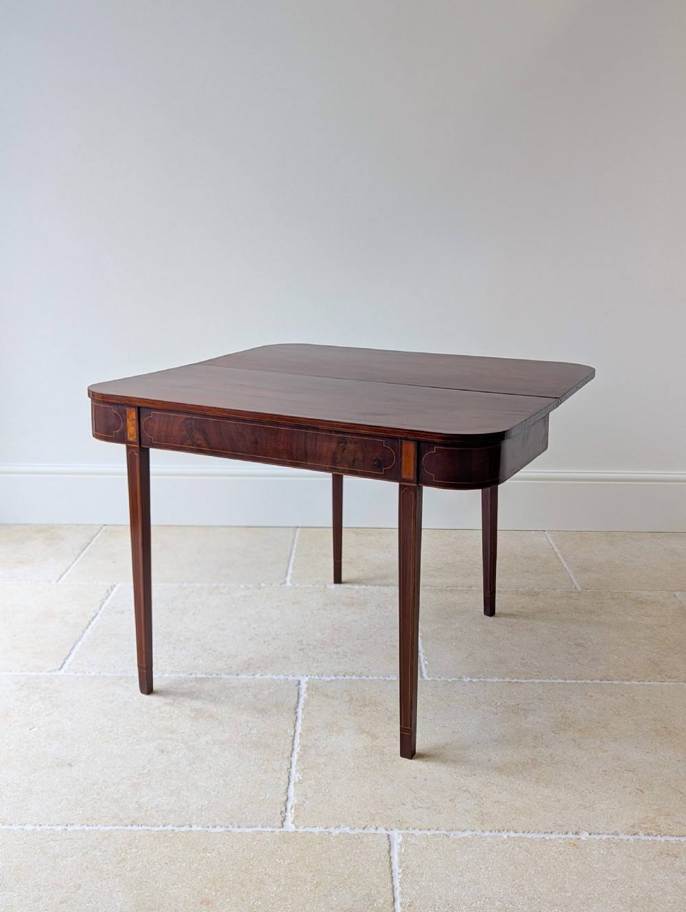 Antique George III Mahogany Tea Table c.1790 View VII