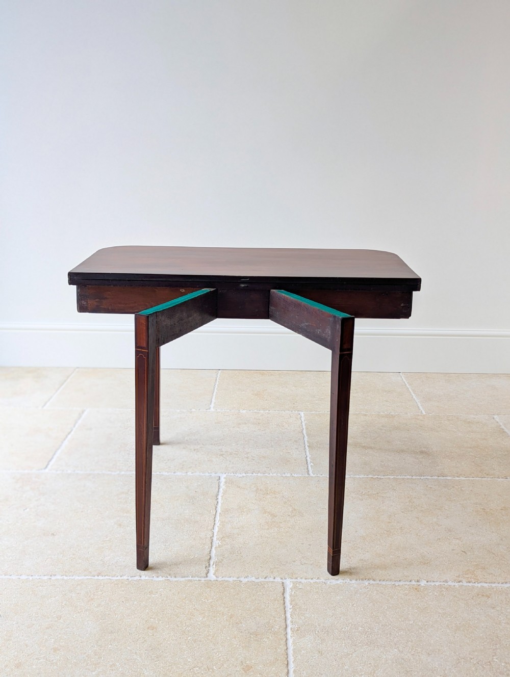 Antique George III Mahogany Tea Table c.1790 View IX