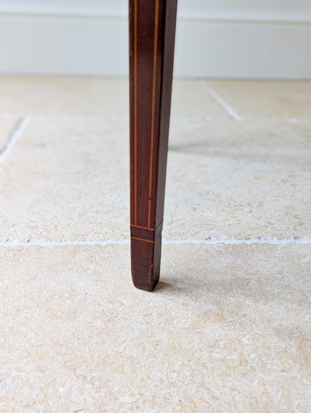 Antique George III Mahogany Tea Table c.1790 View XV