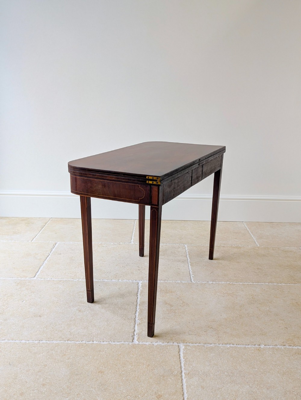 Antique George III Mahogany Tea Table c.1790 View XVI
