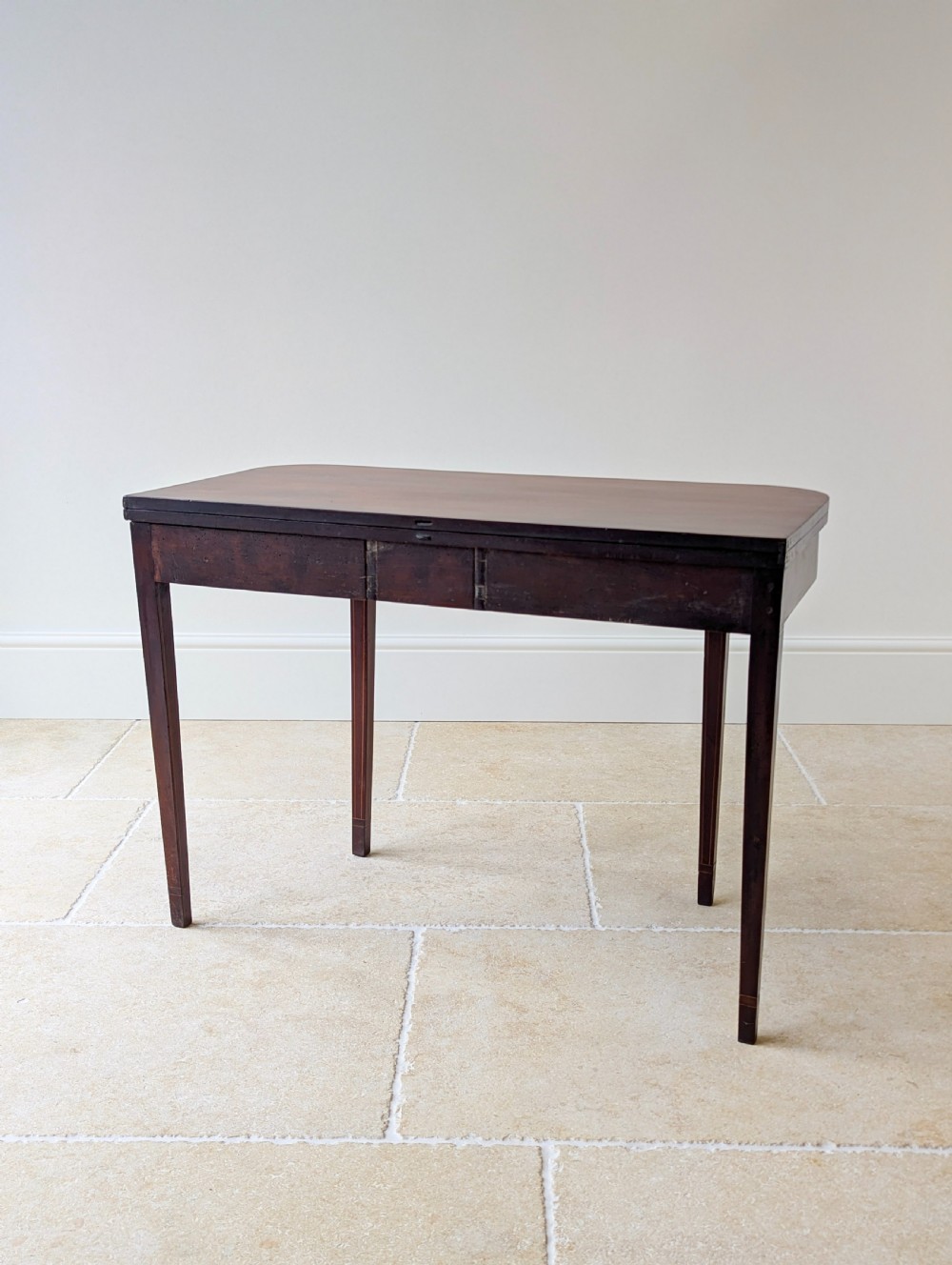 Antique George III Mahogany Tea Table c.1790 View XVII