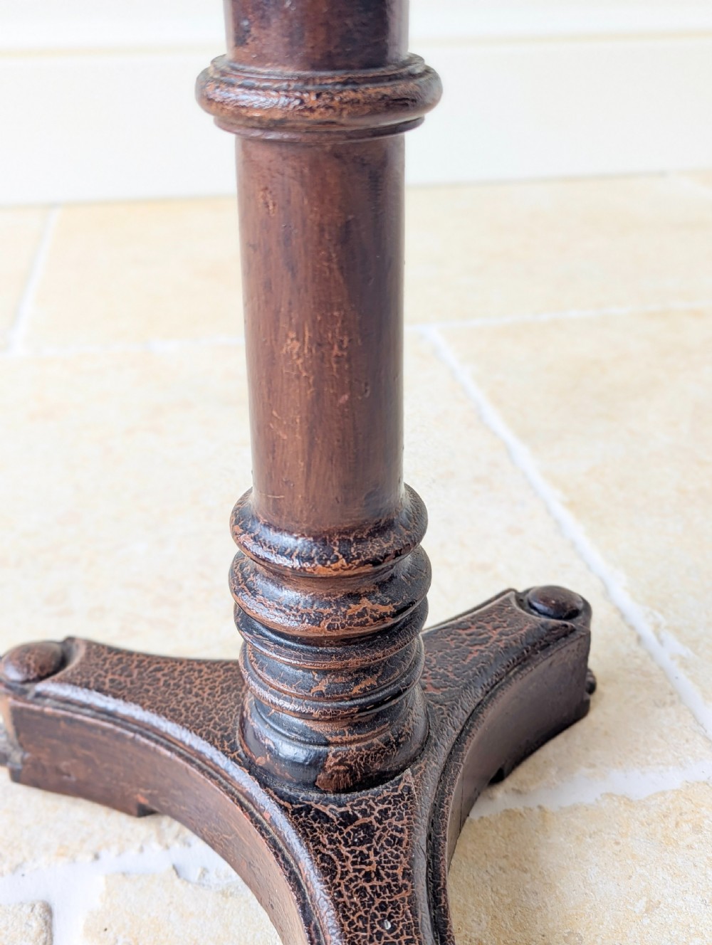 Antique Victorian Mahogany Games Table with Inlaid Chess Board c.1890 View V