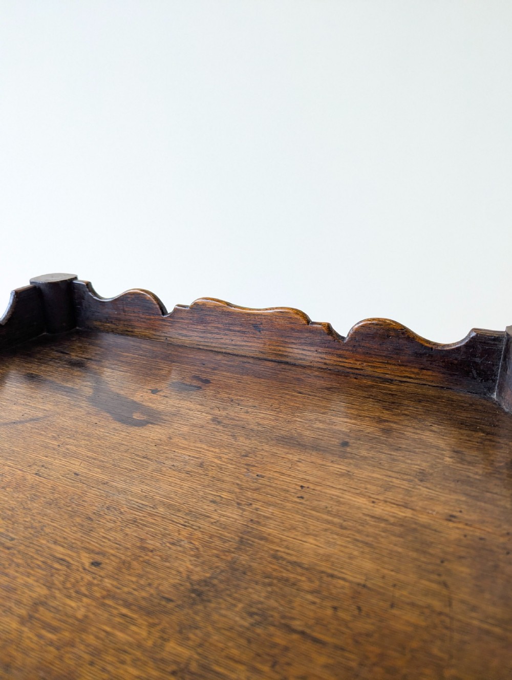 Antique Georgian Oak Bedside Cabinet c.1820 View X