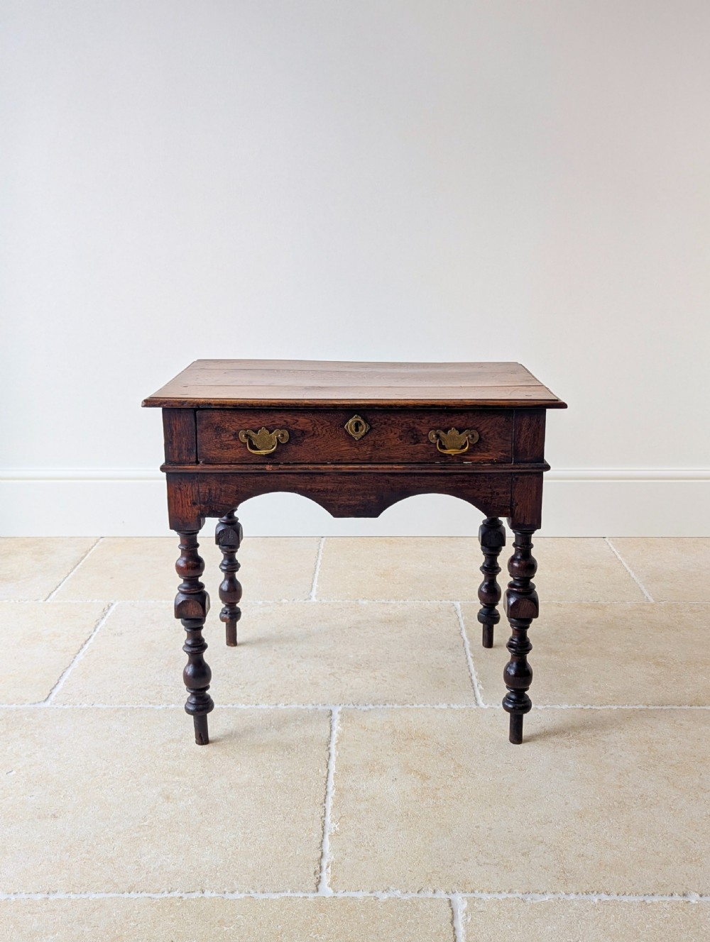 Antique Early 18th Century Oak Lowboy c.1710 View II
