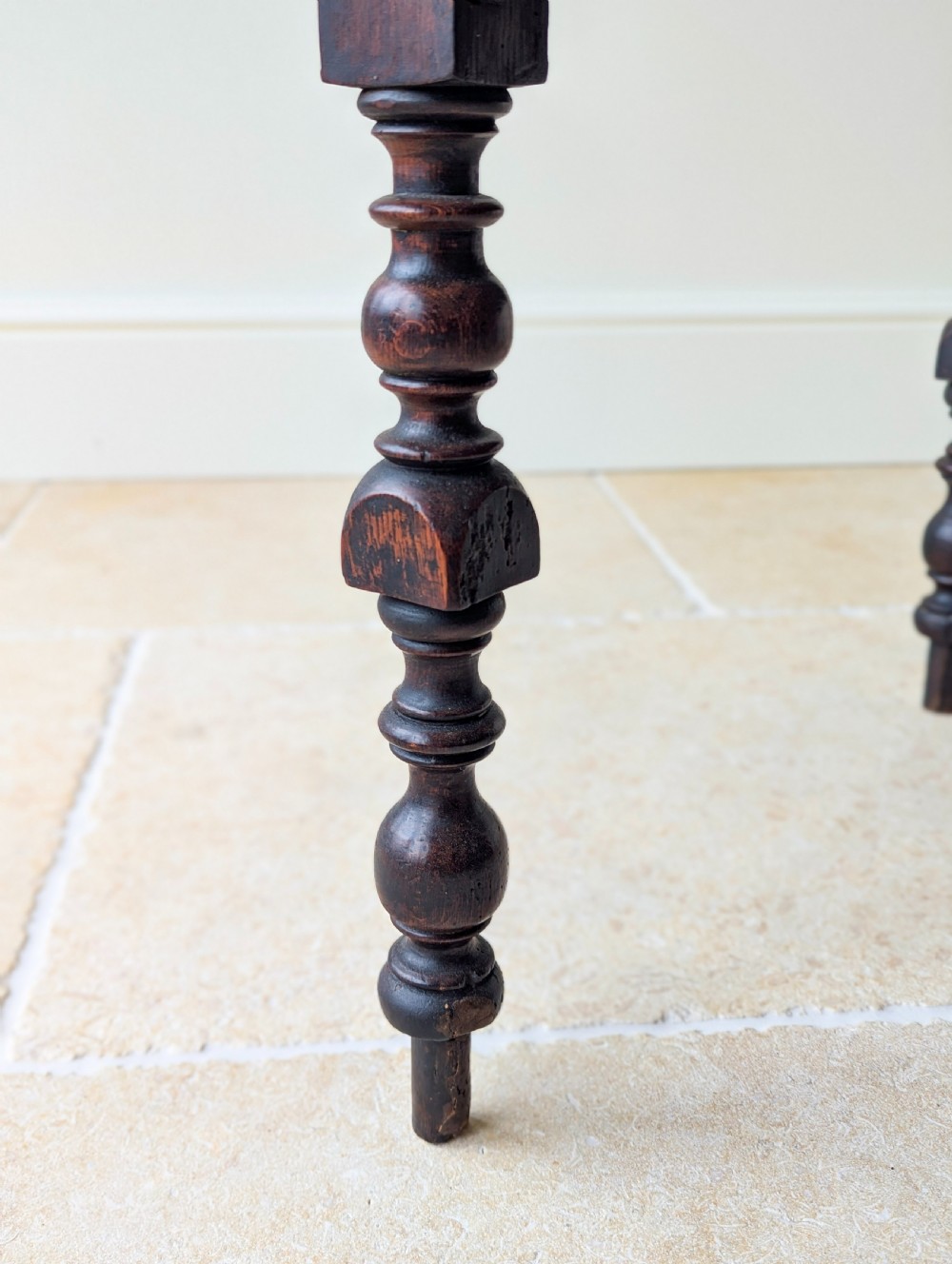 Antique Early 18th Century Oak Lowboy c.1710 View VIII