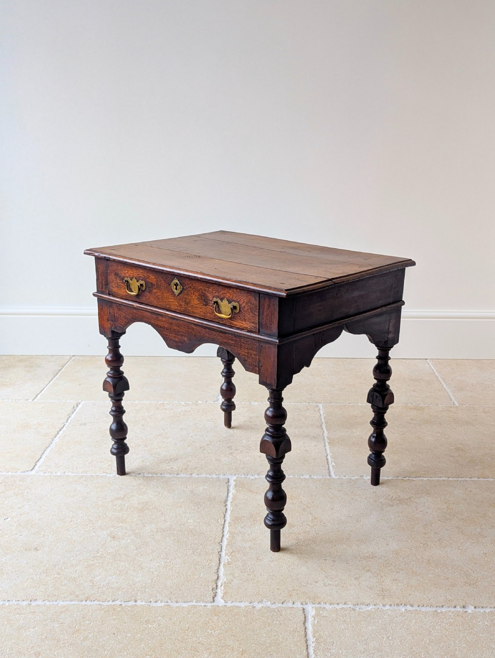 Antique Early 18th Century Oak Lowboy c.1710 View X