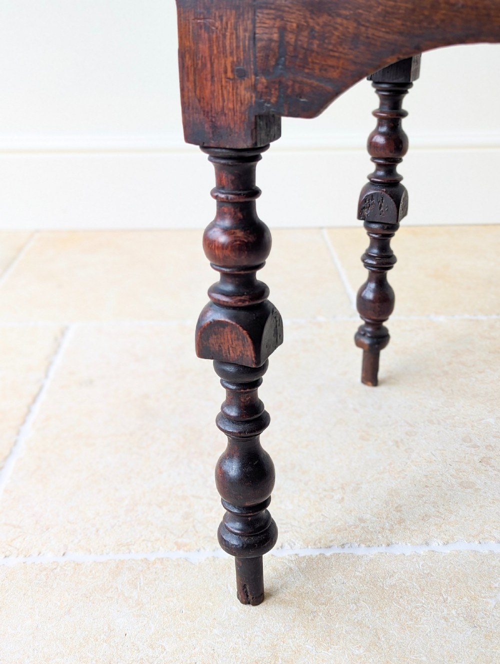 Antique Early 18th Century Oak Lowboy c.1710 View XIII