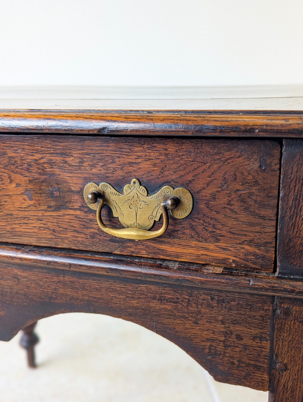 Antique Early 18th Century Oak Lowboy c.1710 View XIV