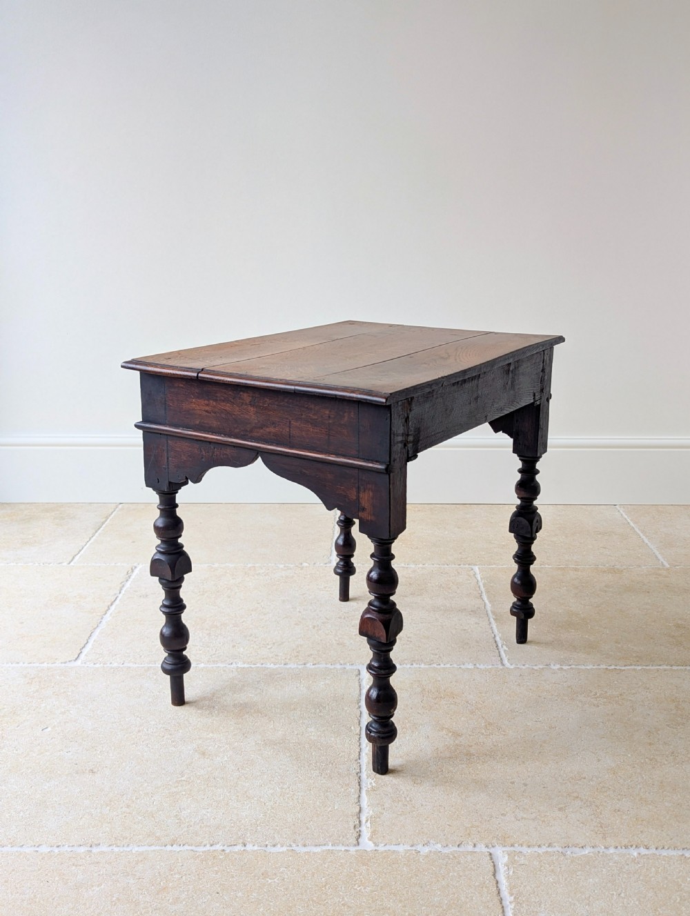 Antique Early 18th Century Oak Lowboy c.1710 View XVII