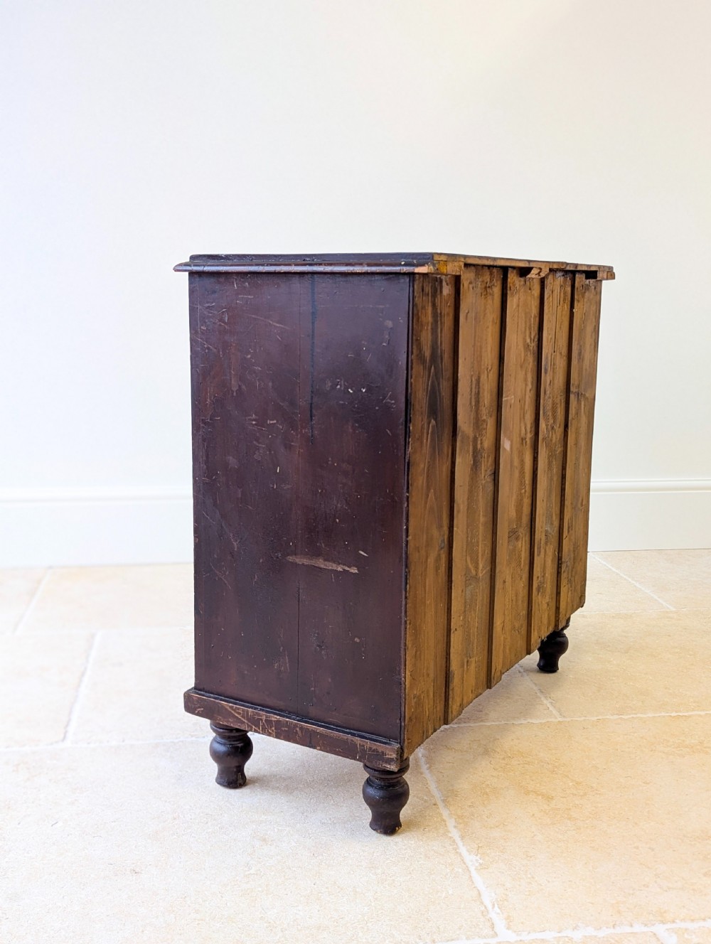 Antique Victorian Welsh Painted Pine Chest of Drawers c.1860 View XVI