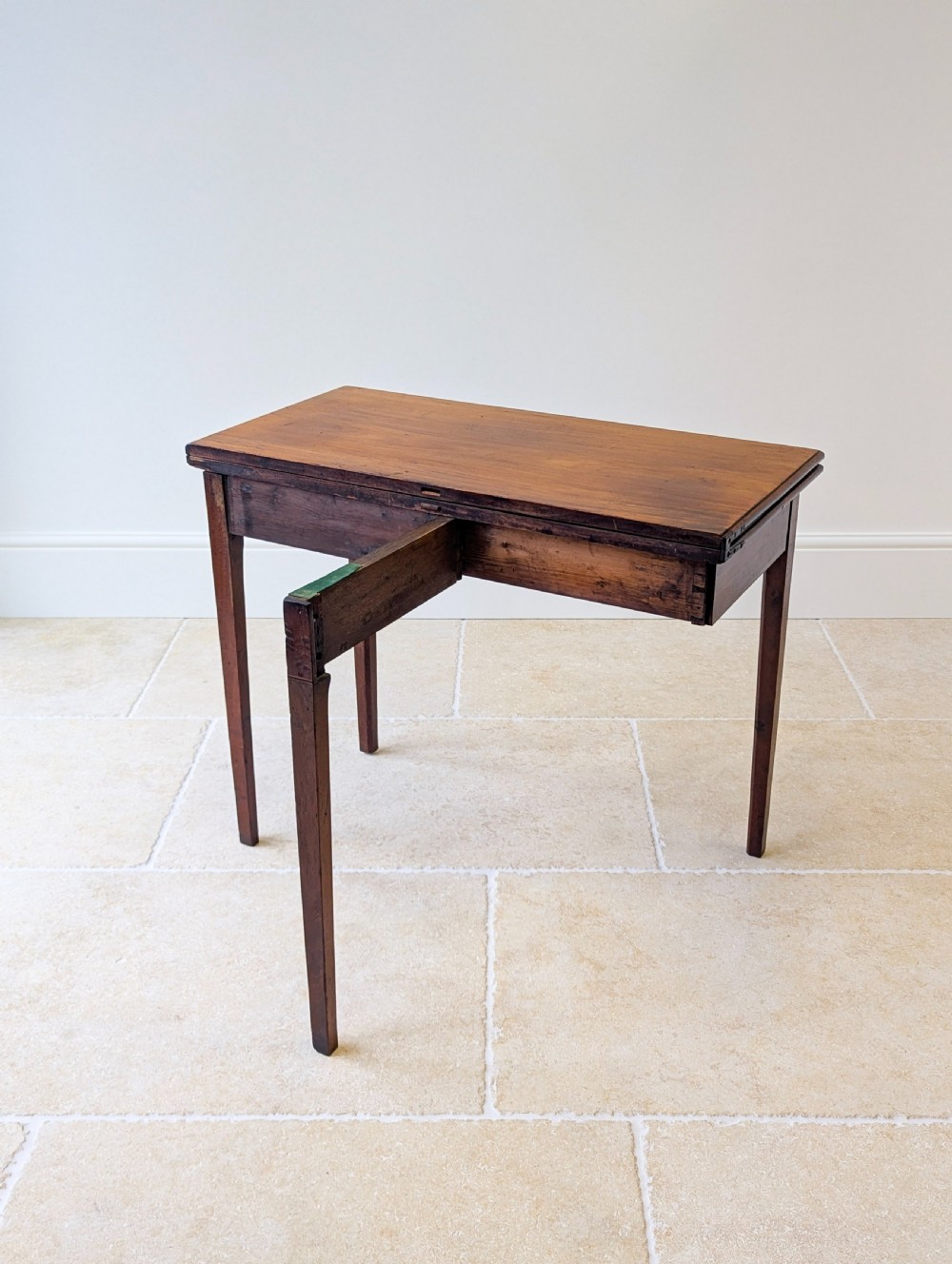 Antique Late Georgian Mahogany Tea Table c.1800 View V
