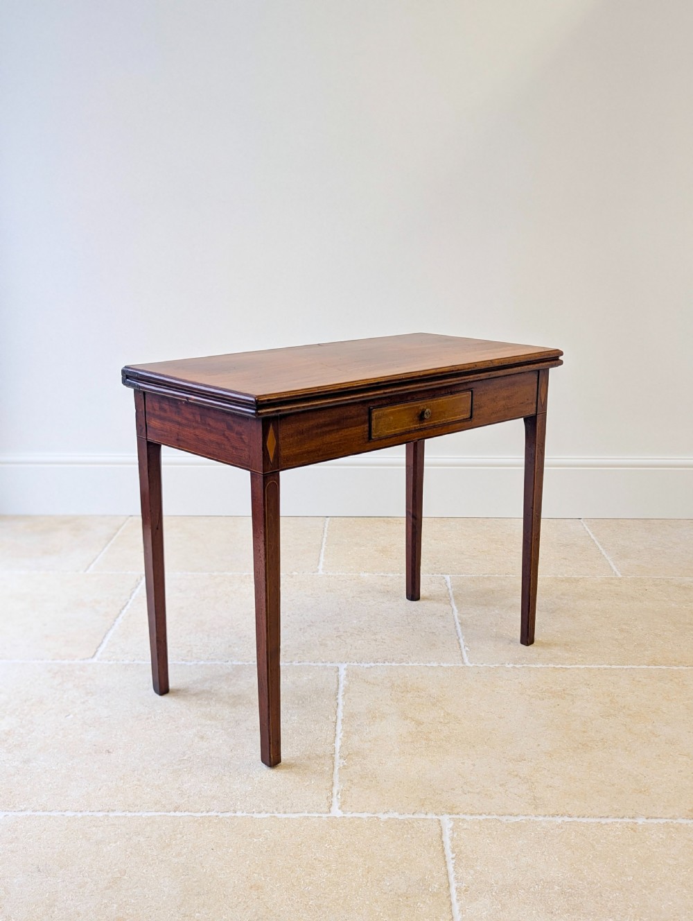 Antique Late Georgian Mahogany Tea Table c.1800 View VII