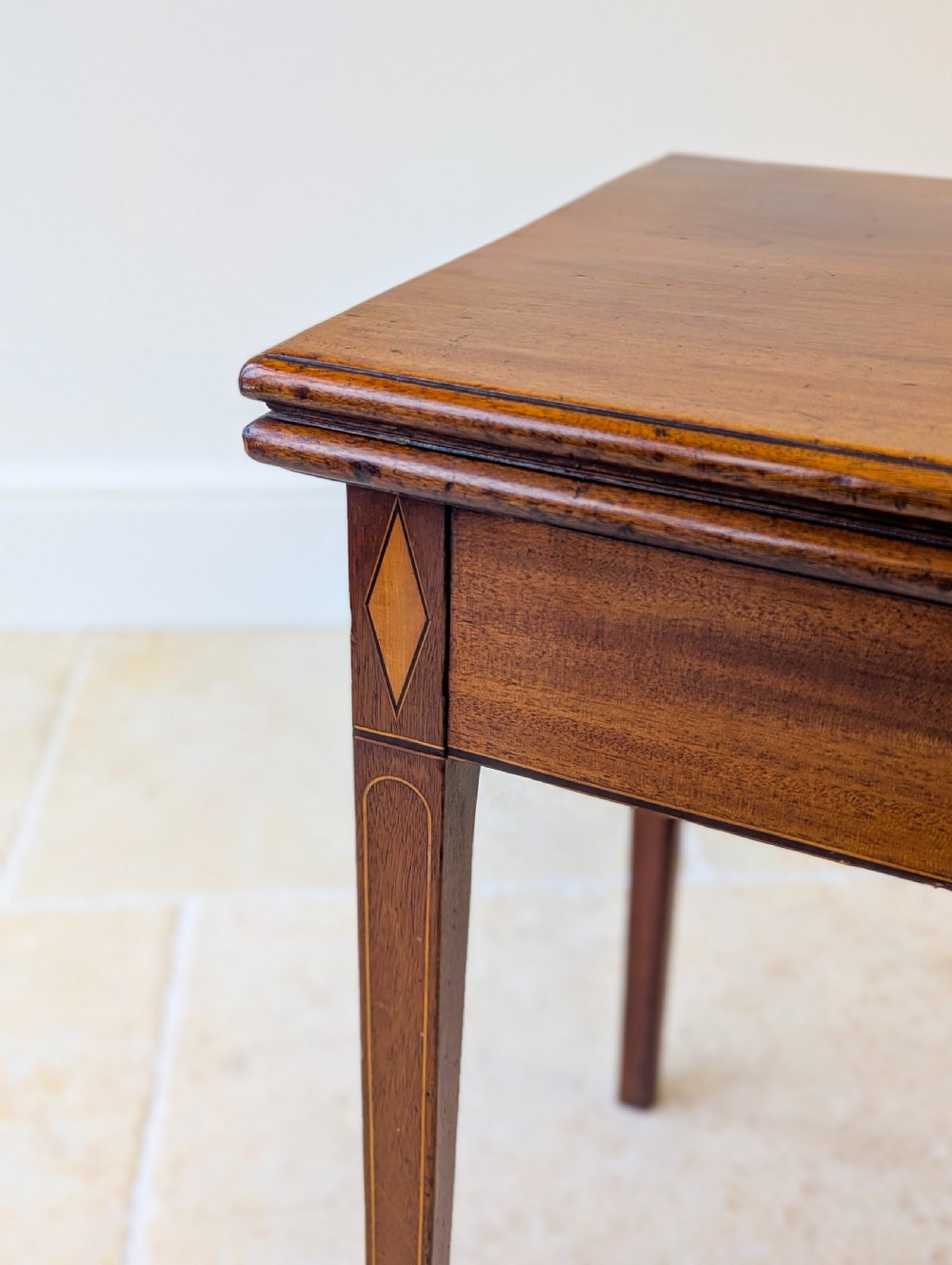 Antique Late Georgian Mahogany Tea Table c.1800 View XIV