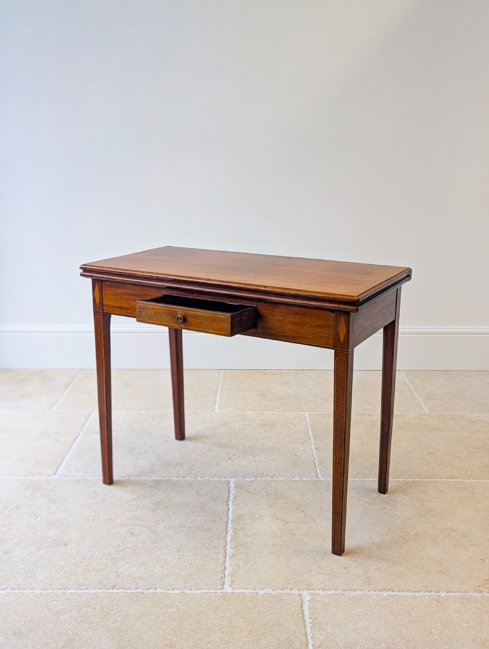 Antique Late Georgian Mahogany Tea Table c.1800 View XVII
