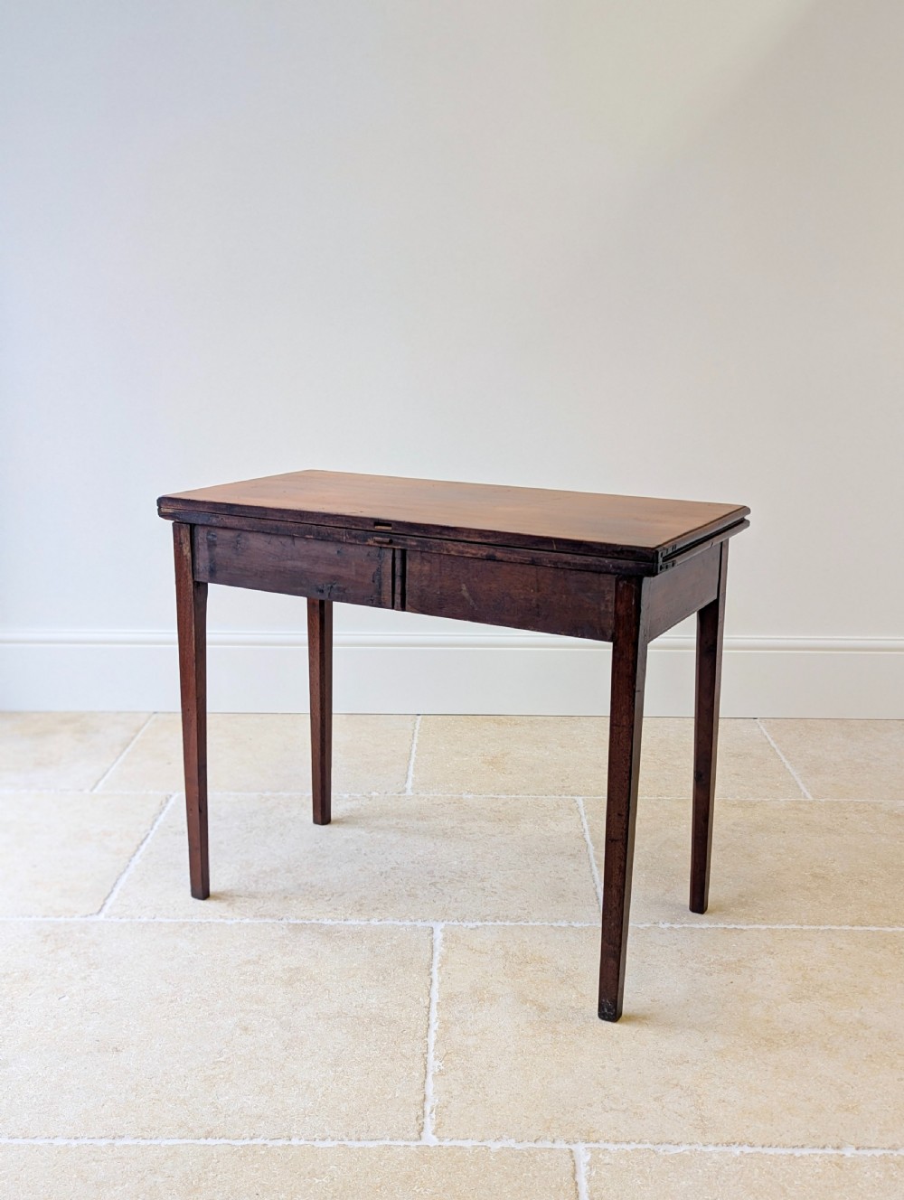 Antique Late Georgian Mahogany Tea Table c.1800 View XX