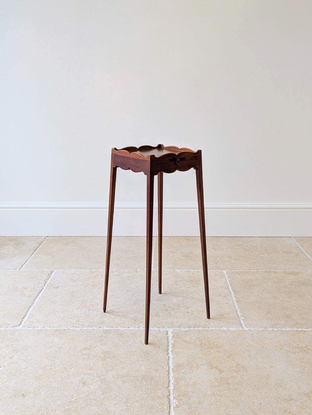 Antique Edwardian Mahogany Urn Stand with Slide c.1905 View III