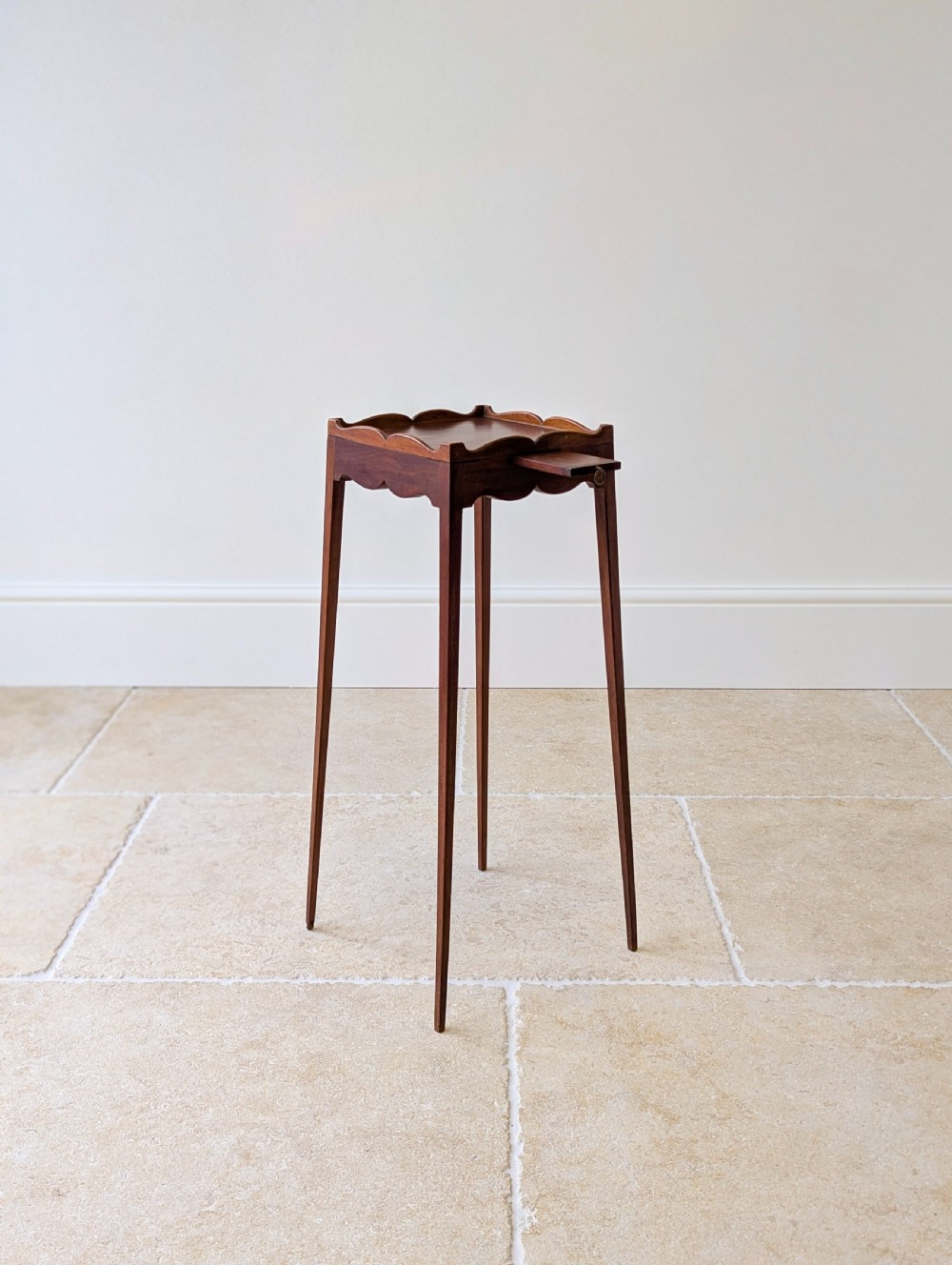 Antique Edwardian Mahogany Urn Stand with Slide c.1905 View VII