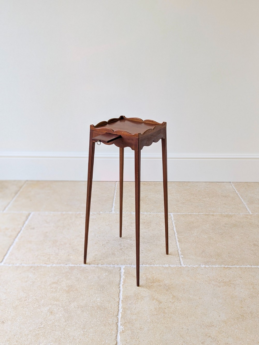 Antique Edwardian Mahogany Urn Stand with Slide c.1905 View VIII