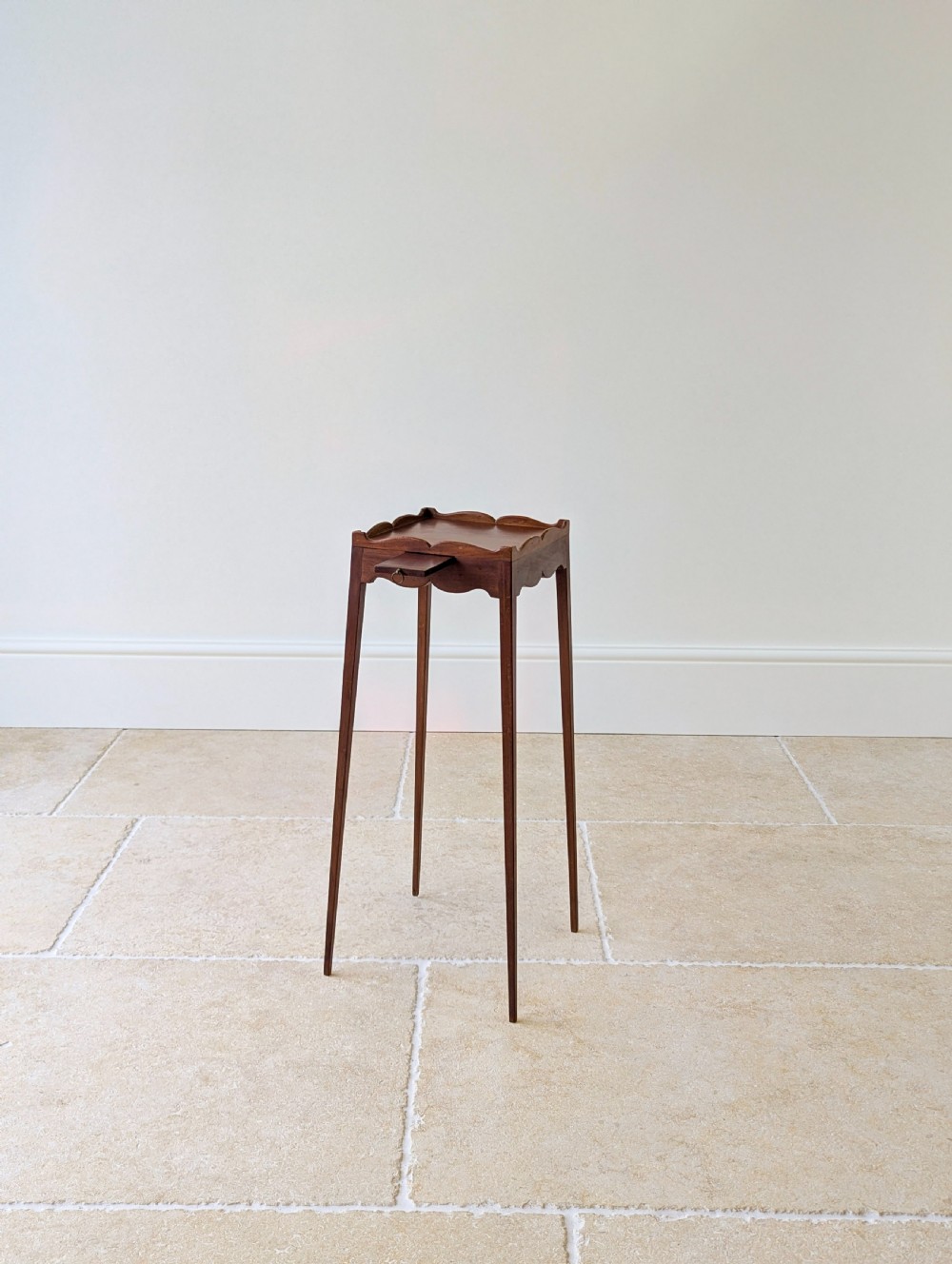 Antique Edwardian Mahogany Urn Stand with Slide c.1905 View XI