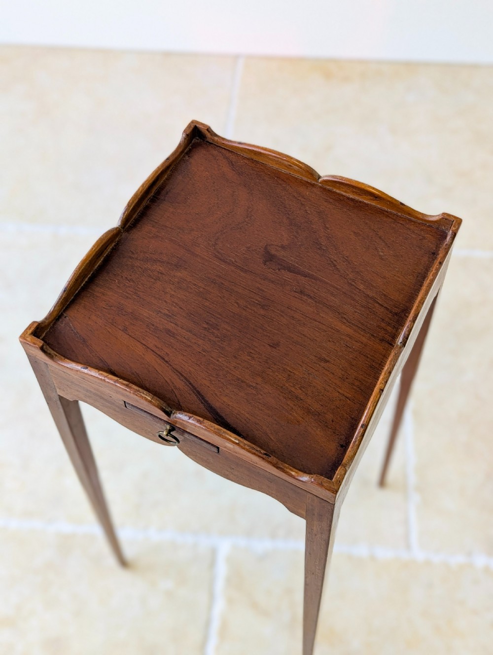 Antique Edwardian Mahogany Urn Stand with Slide c.1905 View XIV