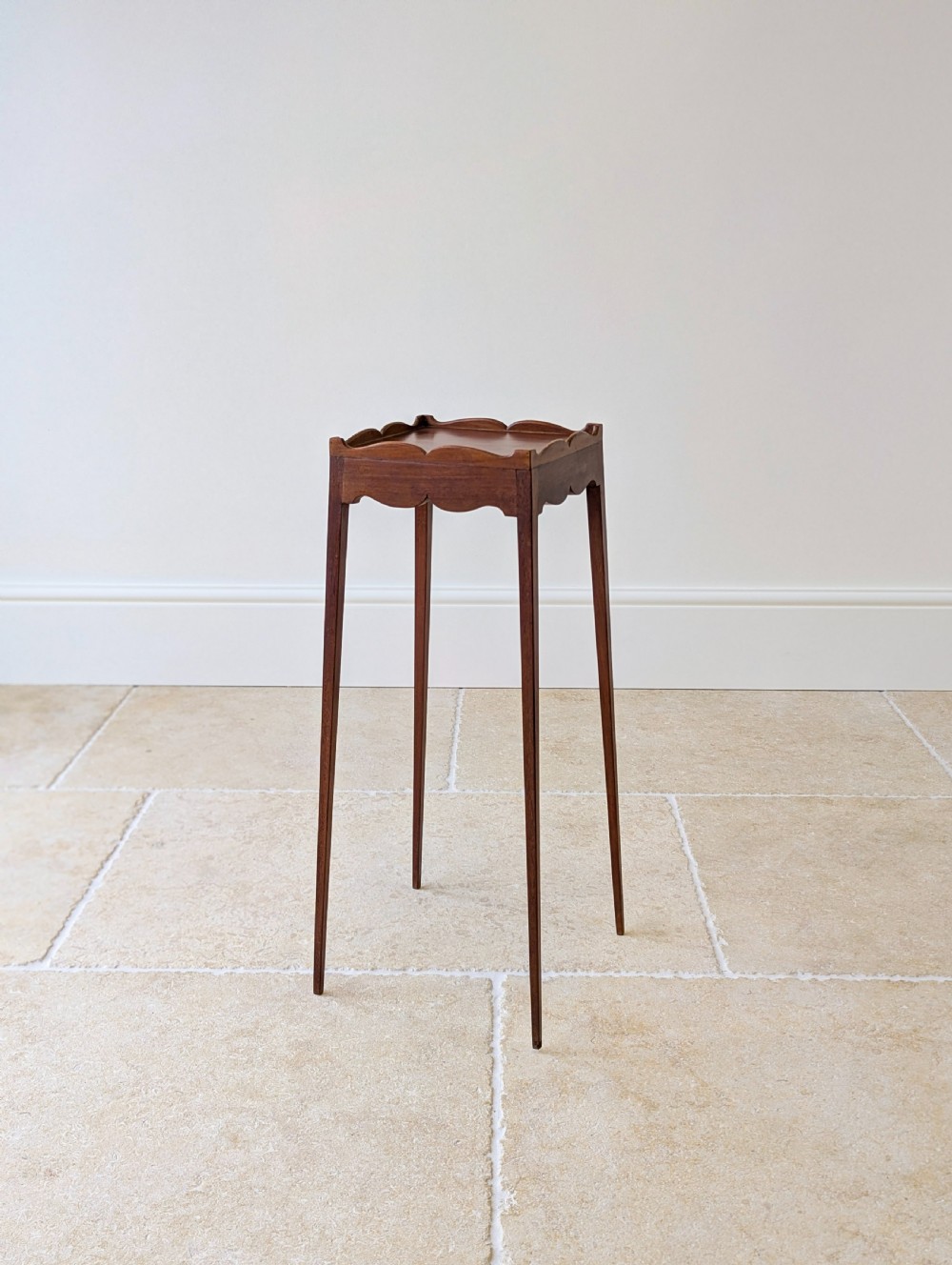 Antique Edwardian Mahogany Urn Stand with Slide c.1905 View XVI