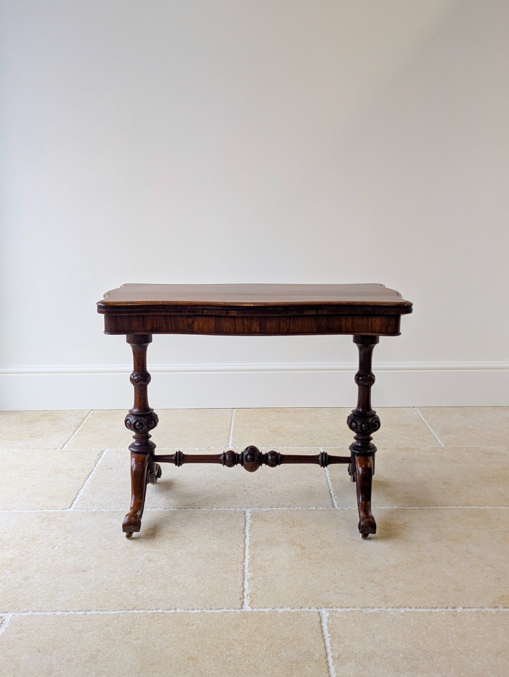 Antique Victorian Rosewood Card Table c.1860 View III