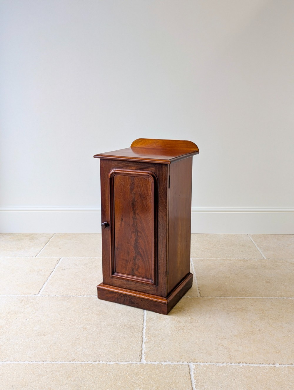 Antique Victorian Mahogany Bedside Cabinet c.1880